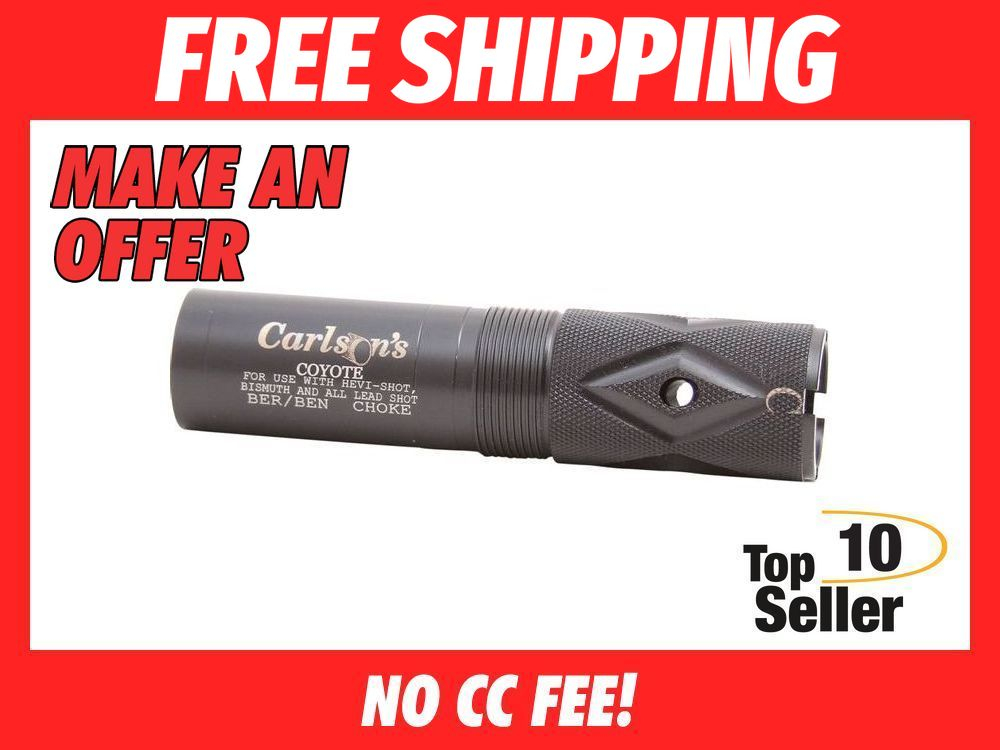 Carlson’s Choke Tubes 30042 Coyote 12 Gauge Ported 17-4 Stainless Steel-img-0