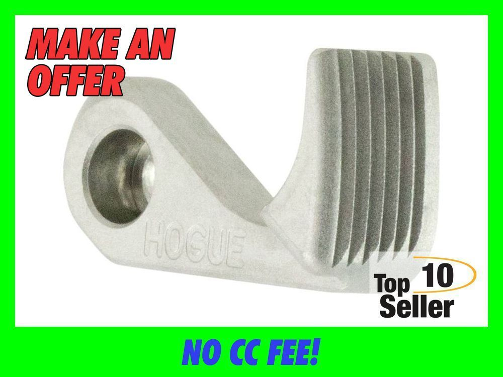 Hogue 00686 Cylinder Release S&W K,L,N Frame Long Stainless Steel Revolver-img-0