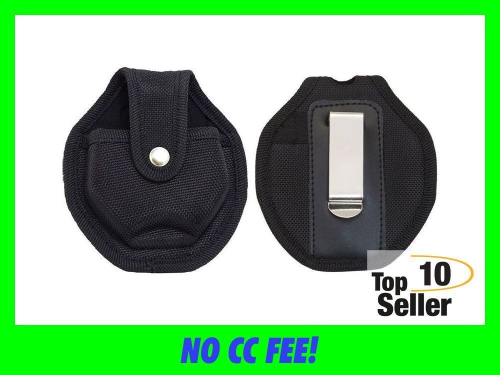 Uzi Accessories UZICUFFCASE Handcuff Case Nylon Black Belt Clip-img-0