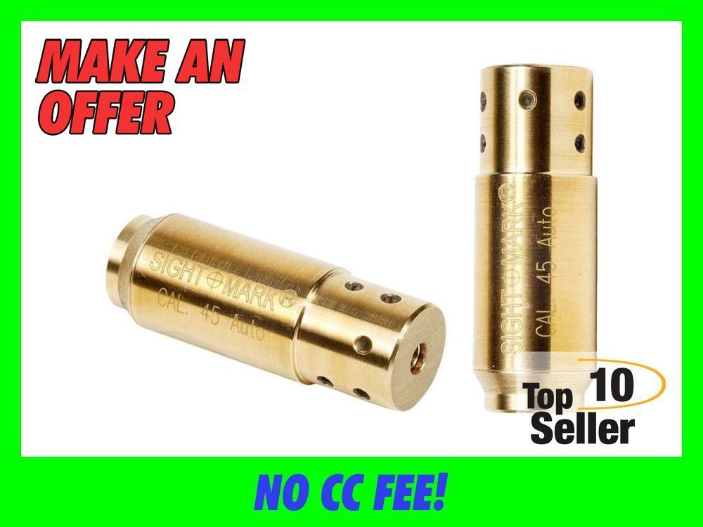 Sightmark SM39017 Boresight Red Laser for 45 ACP Brass Includes Battery...-img-0