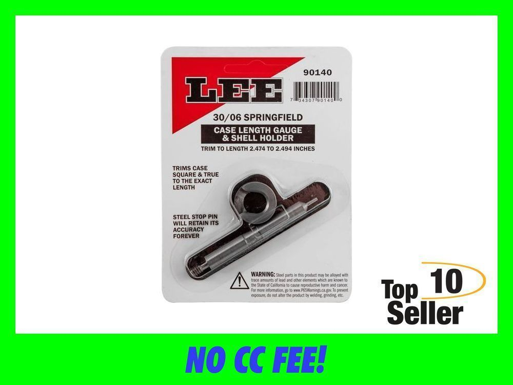 Lee Precision 90140 Case Length Gauge 30-06 Springfield Steel Works With-img-0