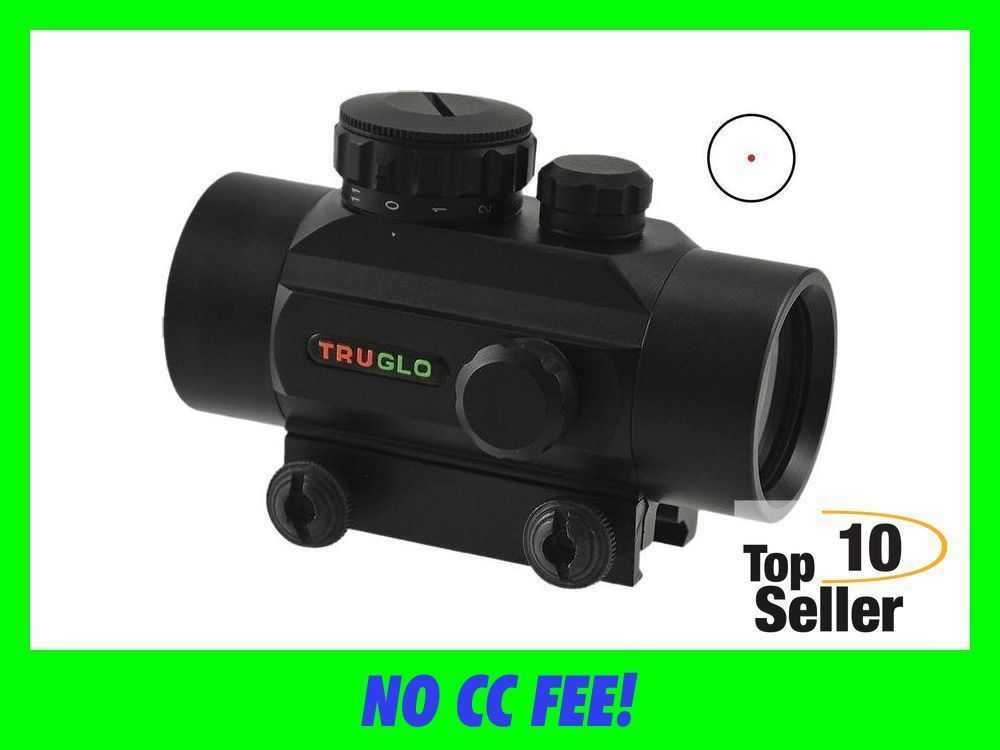 TruGlo TG8030P Traditional Dot Sight Matte Black 1 x 30 mm 5 MOA Red ...