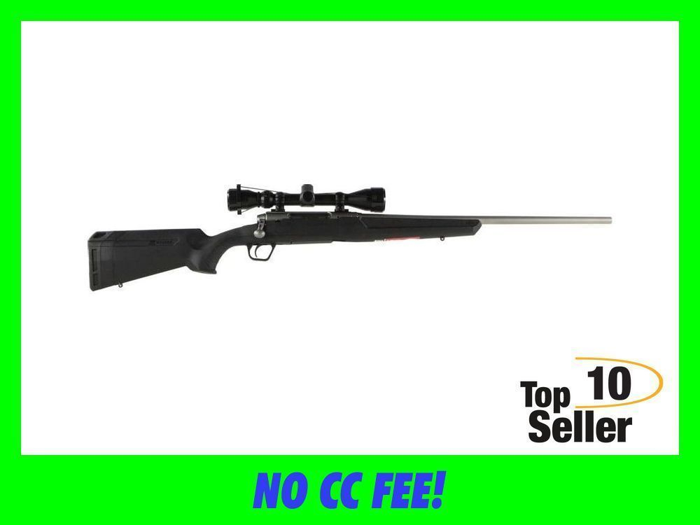 Savage Arms 57290 Axis XP Full Size 7mm-08 Rem 4+1 22” Matte Stainless-img-0