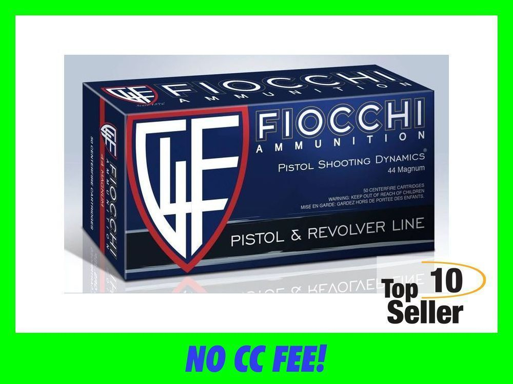50 ROUNDS Fiocchi 44 Magnum Ammo Personal Defense Mag 200gr Hollow Point-img-0