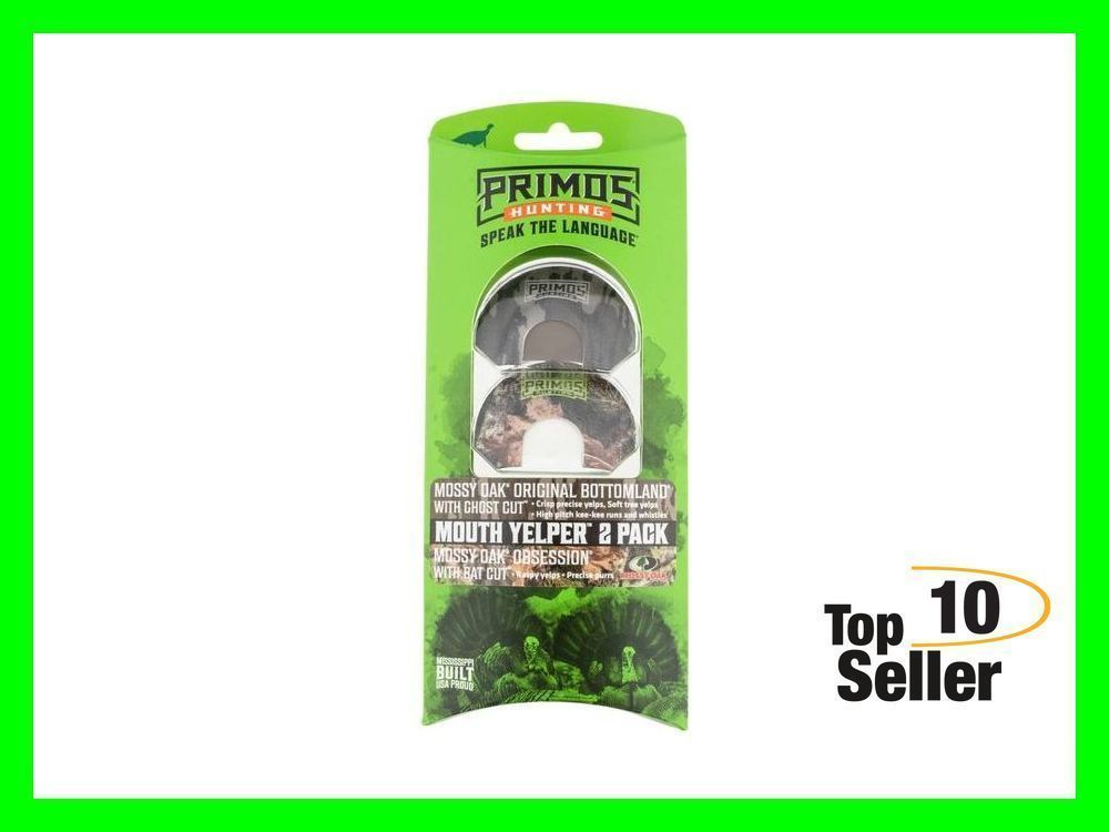 2-Pack Fast Free Shipping! Primos Mossy Oak Mouth Yelper Mouth Calls 