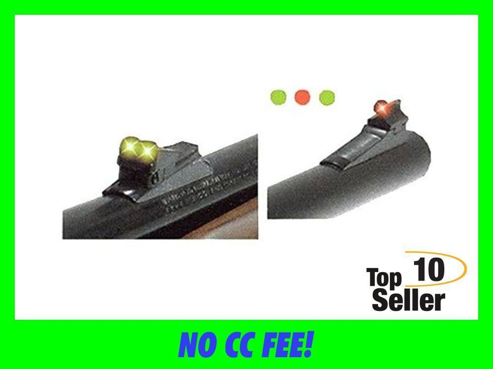 TruGlo TG110W Fiber-Optic Sights For Remington Black | Red Fiber Optic...-img-0