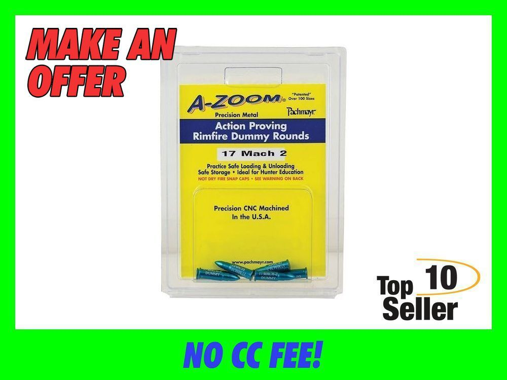 A-Zoom 12204 Rimfire Action Proving Dummy Rounds 22WMR 6Pack - Large ...