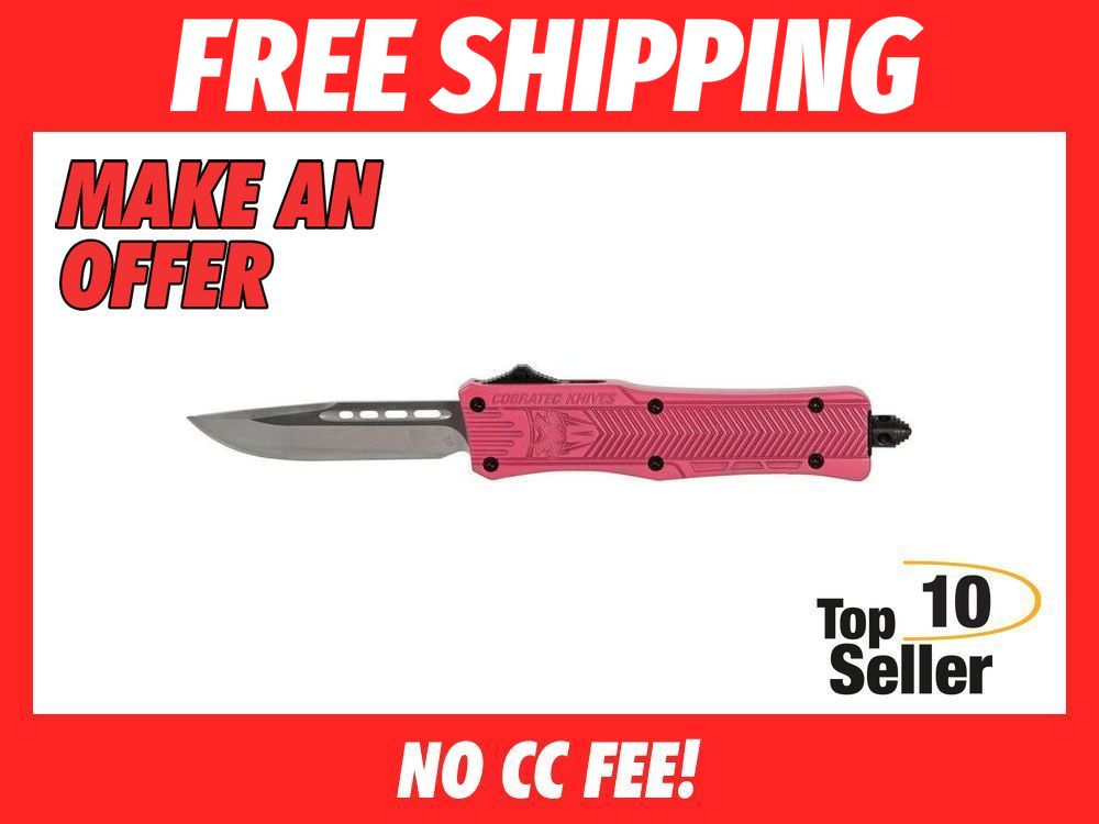 Small CTK-1 Black - CobraTec Knives