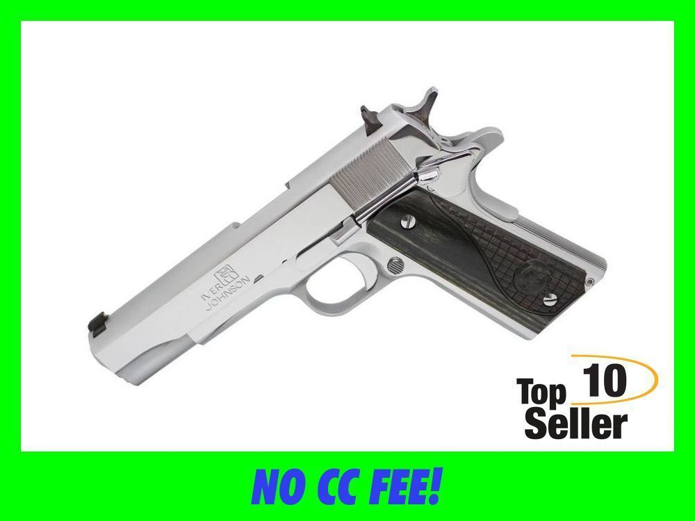 Iver Johnson Arms 1911CHRW 1911 A1 45 ACP 8+1 5” Stainless Steel...-img-0