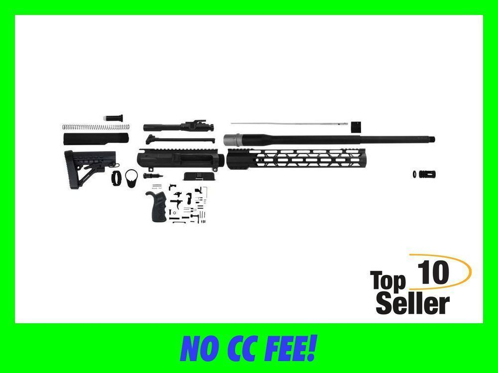 TacFire SSRK308LPK20BN AR Build Kit Rifle 308 Win AR-10 Black Nitride...-img-0