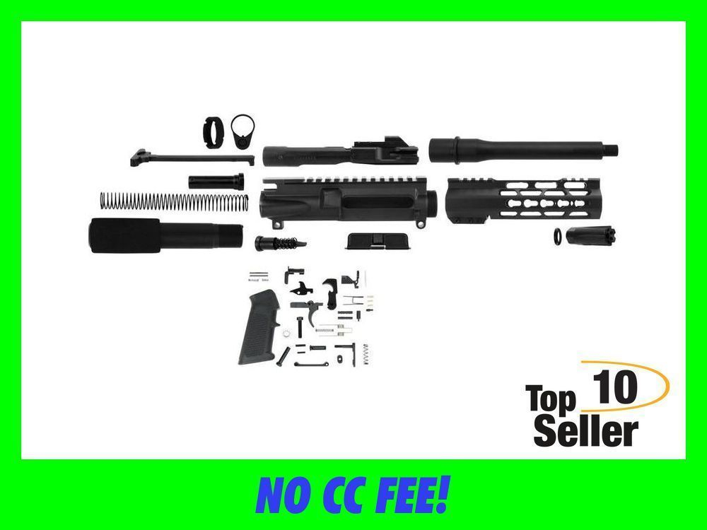 TacFire SSPK9MMLPK7K AR Build Kit KeyMod 9mm Luger Black Steel-img-0