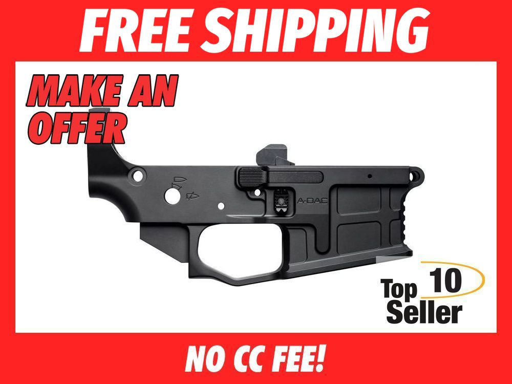 Radian Weapons R0166 A-DAC 15 Lower Receiver Black, Fully Ambi Controls-img-0
