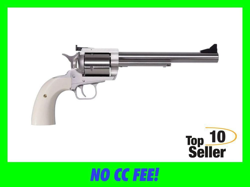 Magnum Research BFR Revolver .500 JRH 7.5” Stainless SS BISLEY GRIPS-img-0
