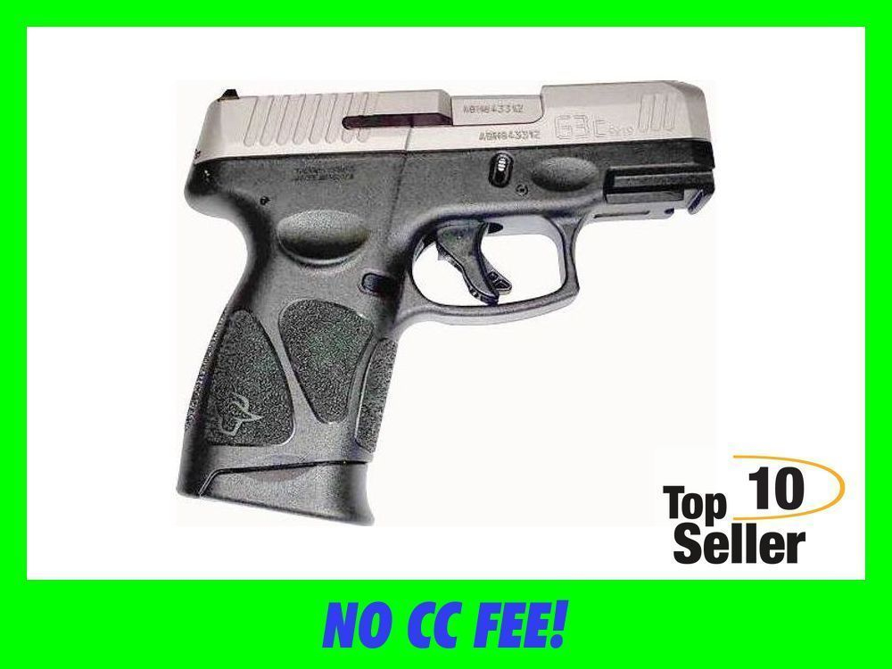 Taurus G3C 9mm Pistol 3.20” 12+1 Stainless Slide Compact G3-img-0