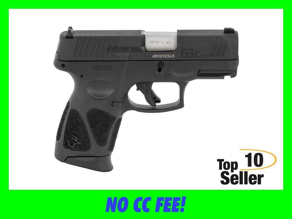 Taurus G3c MA Compliant 9mm Luger 3.20” (3) 10+1 Black Polymer Frame...-img-0