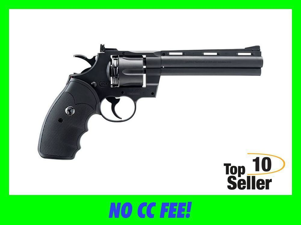 Umarex Colt Air Guns 2254040 Python BB Gun Revolver CO2 177 10rd Black...-img-0