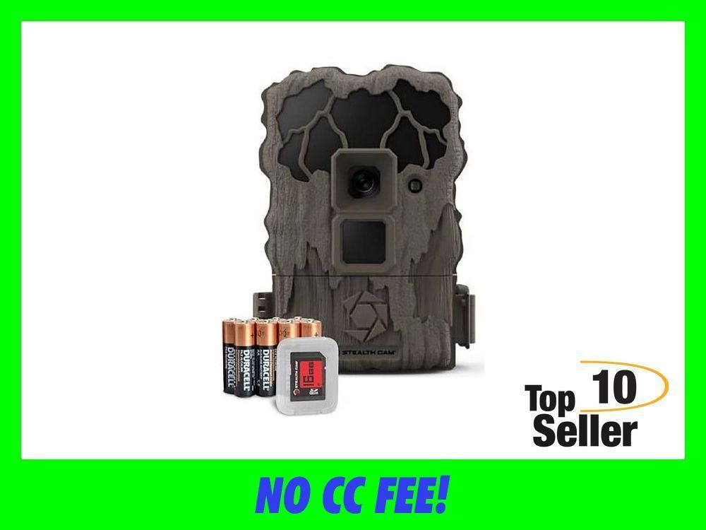 Stealth Cam STCQS20NGK QS20 Combo Camo No Glow IR Flash, Up to 32GB SD ...