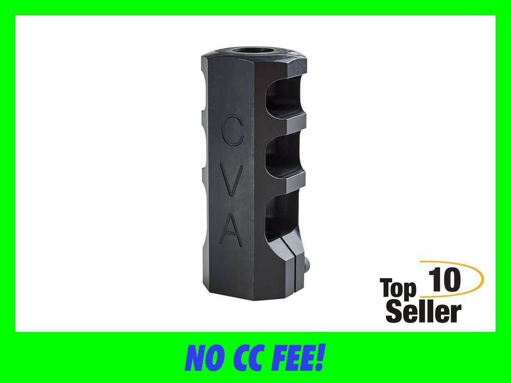 CVA AC1726 Muzzle Brake Black Nitride with 3/4”-24 tpi Threads for 50 ...