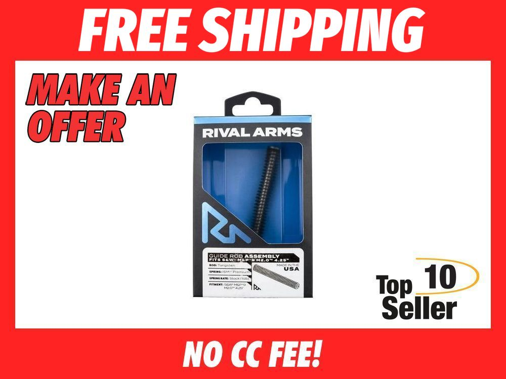 Rival Arms RARA50M201T Guide Rod Assembly Tungsten for S&W M&P-9 (4.25”)-img-0