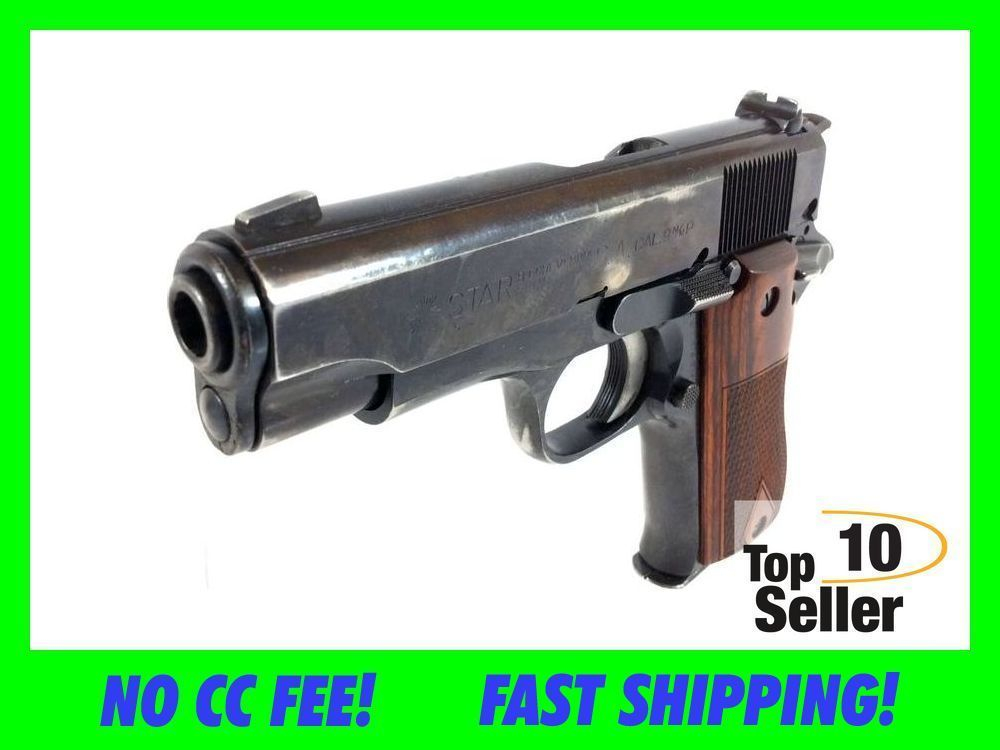 Star BM 9mm 1911 Wood Grips Hand Select Semi Auto Pistol-img-0