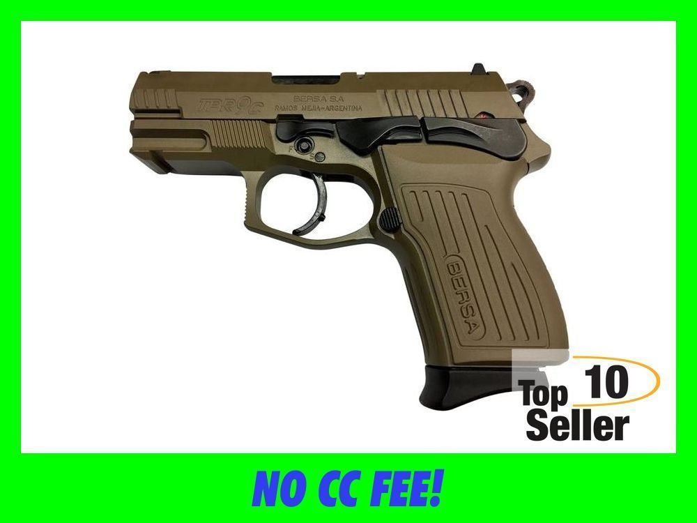 Bersa TPR9CFDE TPRC Sports South Exclusive 9mm Luger 13+1, 3.50” Black-img-0