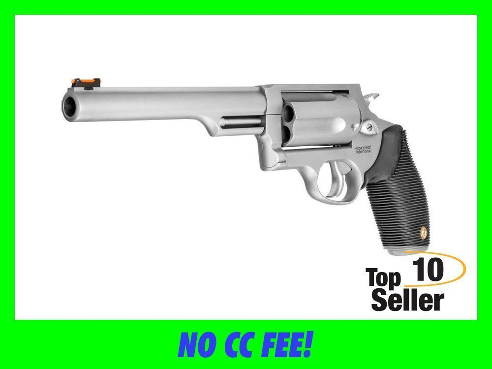 Taurus Judge 45 Colt/410 Gauge 5rd 6.5" Barrel LC/410 Ga Revolver SS 410-img-0