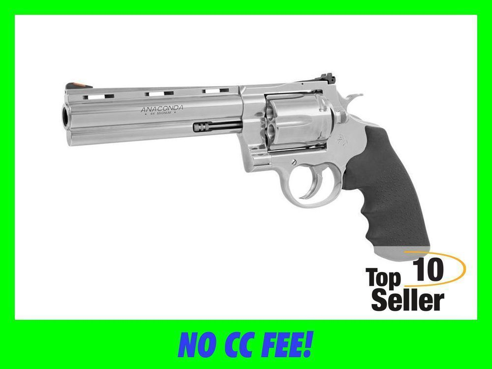 Colt Anaconda 44 Mag 6rd 6” Bright Stainless Magnum Revolver-img-0