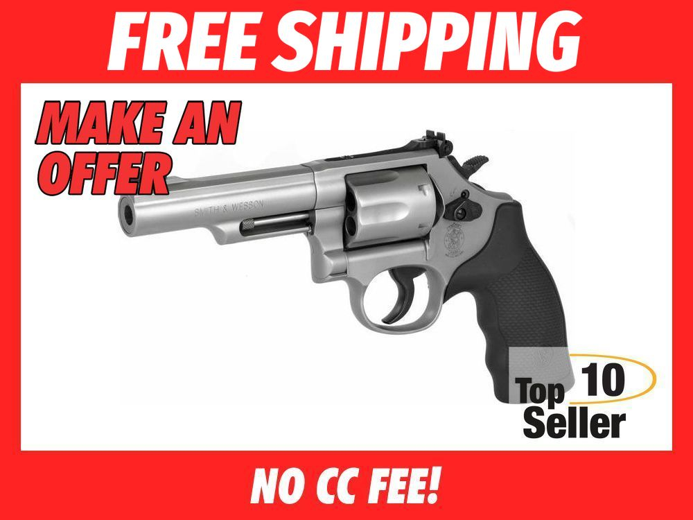 Smith Wesson 66 357 Mag 6rd 4.25” Stainless Model Magnum Revolver-img-0