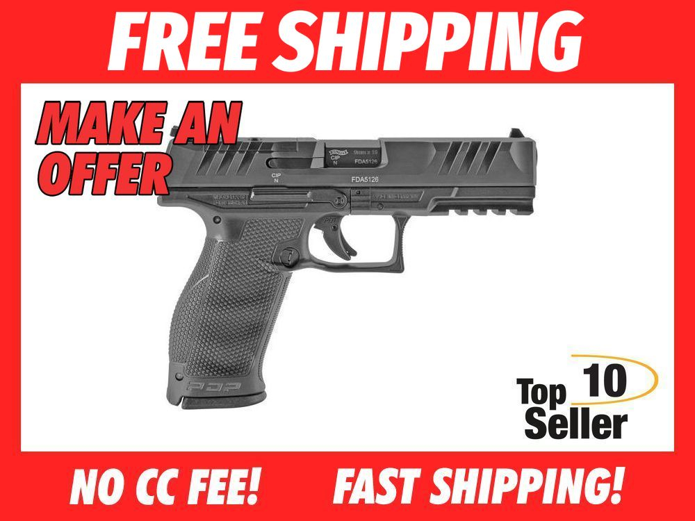 Walther PDP Optic Ready 9mm Luger 4" 18+1 Semi Auto Pistol-img-0