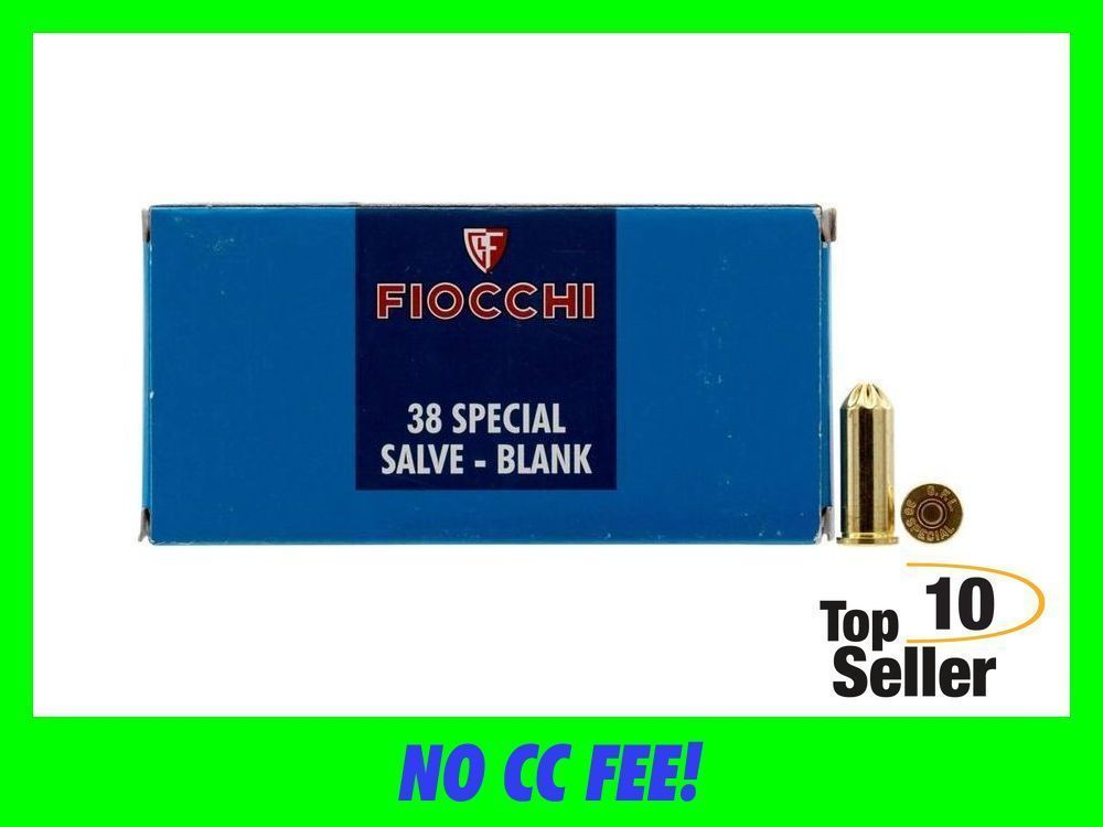 Fiocchi 38BLANK Pistol Blank 38 Special 50 Per Box/ 20 Case-img-0