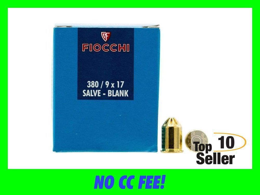 Fiocchi 380BLANK Pistol Blank 380 Rimmed Short 50 Per Box/ 30 Case-img-0