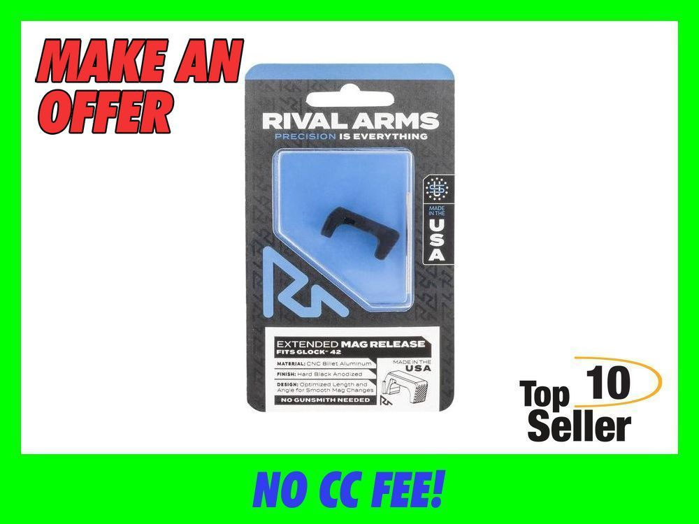 Rival Arms RA72S001A Magazine Release Sig P320 Extended Hard Black...-img-0