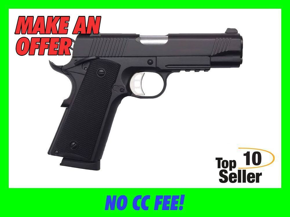 Tisas 1911CB9R 1911 Carry 9mm Luger Caliber with 4.25” Barrel, 9+1...-img-0