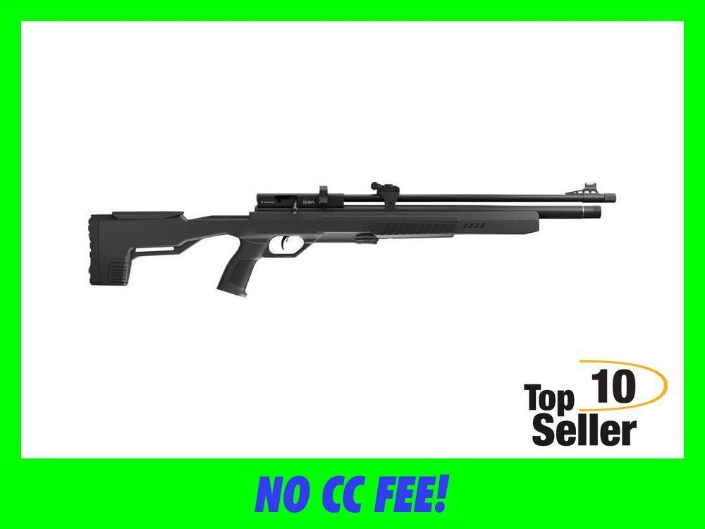 Crosman CPI77S Icon Air Rifle PCP 177 12+1 Shot Black Receiver Fixed All-img-0