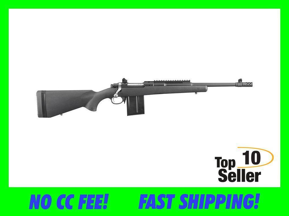 Ruger 6830 Scout 308 Win/7.62 NATO 10+1 16.10” Free-Floating Barrel,...-img-0