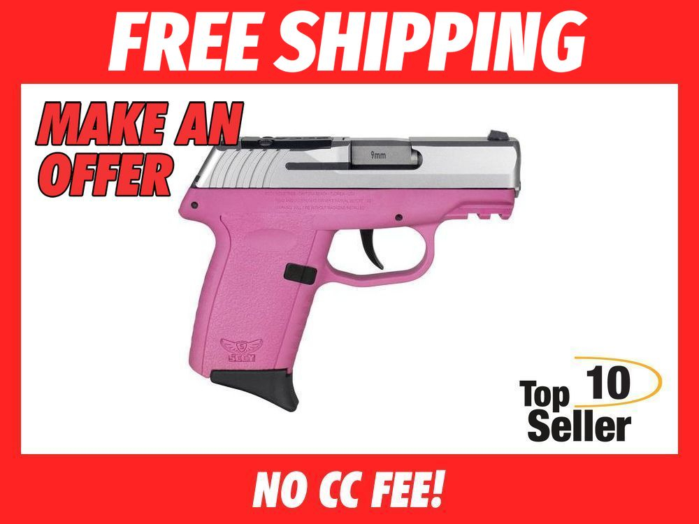SCCY Industries CPX2TTPKRDRG3 CPX-2 Gen3 RD 9mm Luger 10+1 3.10” Pink...-img-0