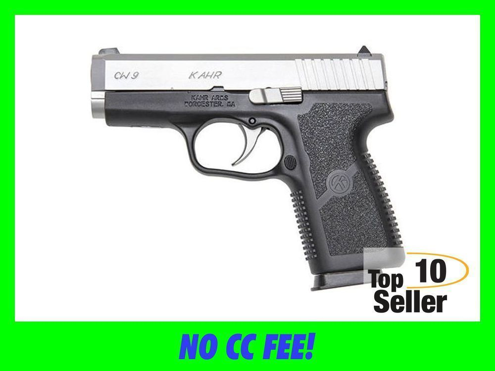 KAHR CW9 9MM 3.5 SS BLK POLY FRAME (1) 7RD-img-0