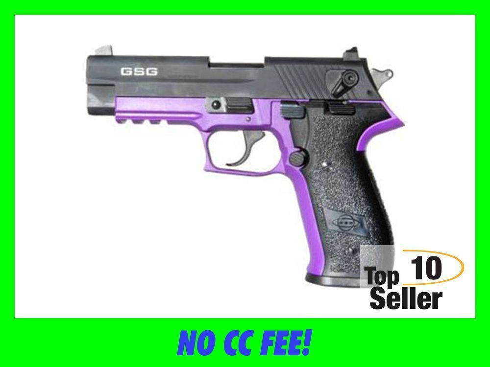 GSG GERG2210TFFS FireFly 22 LR 4” 10+1 Purple Black Zinc Alloy Polymer-img-0