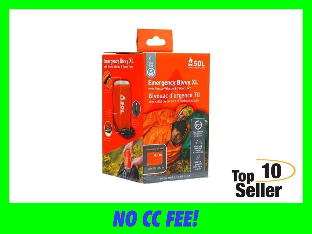 Adventure Medical Kits 01401144 SOL Bivvy Warmth Waterproof Wind