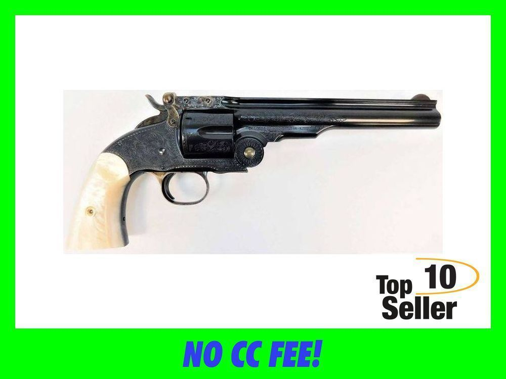 Taylors & Company 550644 Top Break Schofield 45 Colt (LC) 6rd 7” Blued-img-0