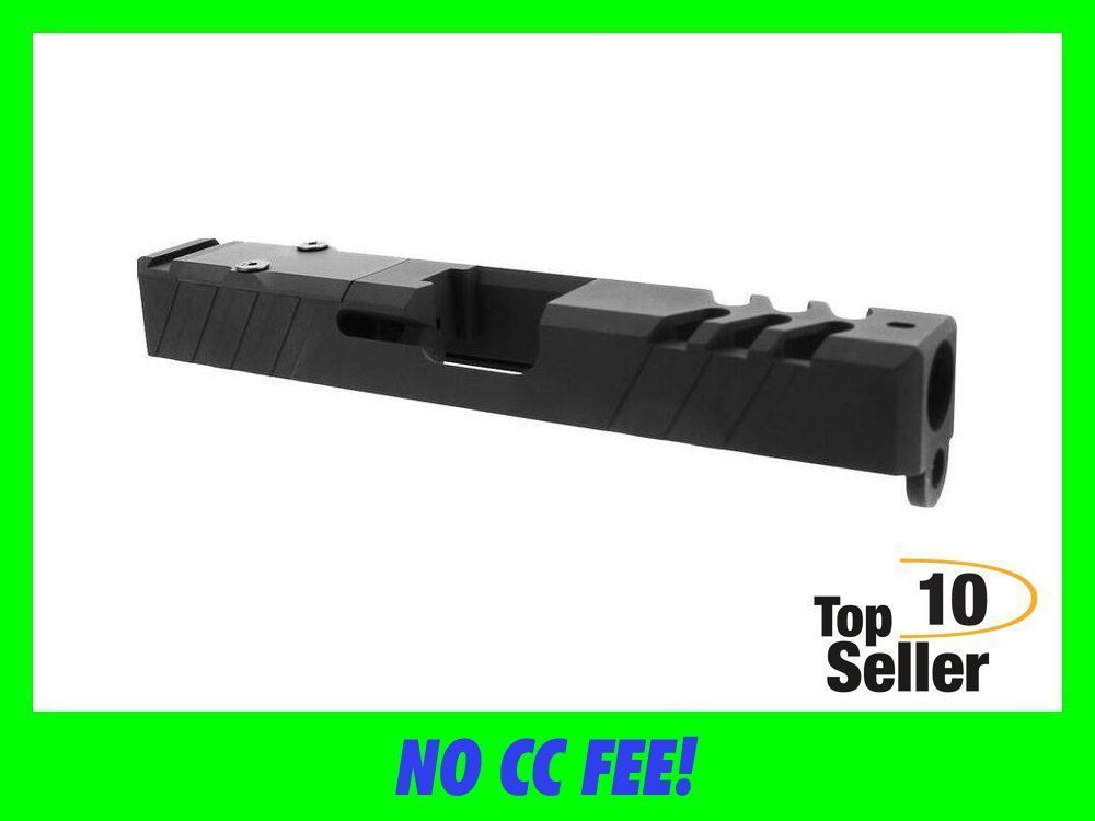 TacFire Replacement Slide 40 S&W Graphite Black Cerakote Stainless Steel-img-0