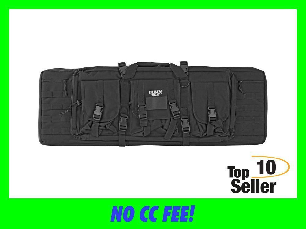Rukx Gear ATICT36DGB Tactical Double Gun 36” Water Resistant Black... Gun Cases & Gun Storage