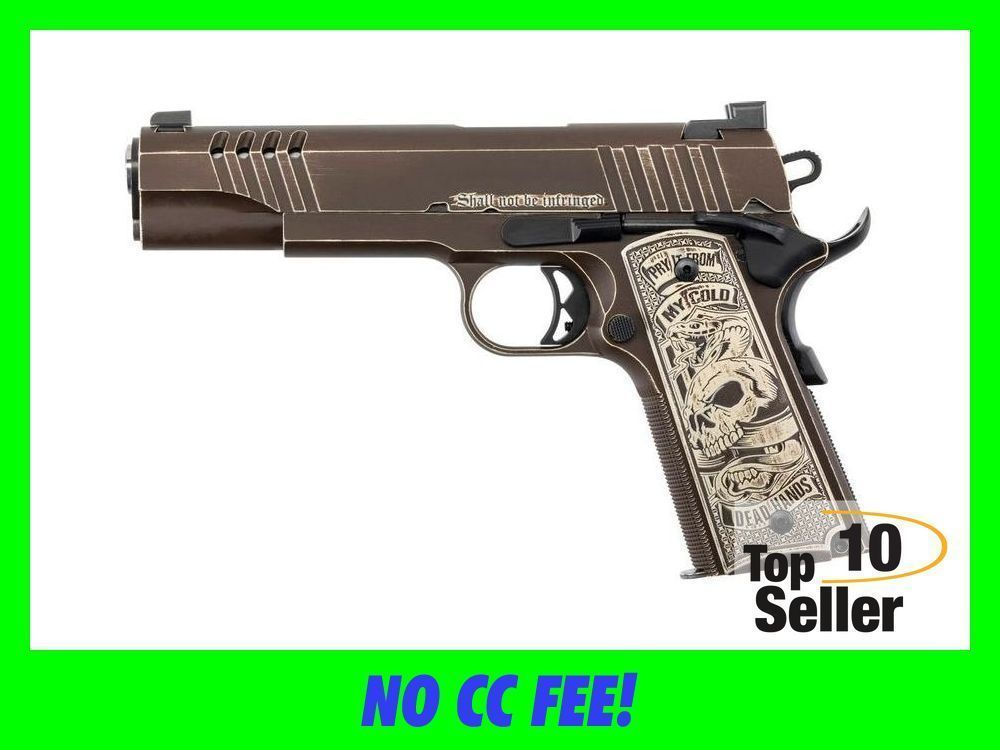 Auto-Ordnance 1911TCAC15 1911 A1 Cold Dead hands 45 ACP 7+1 5”...-img-0
