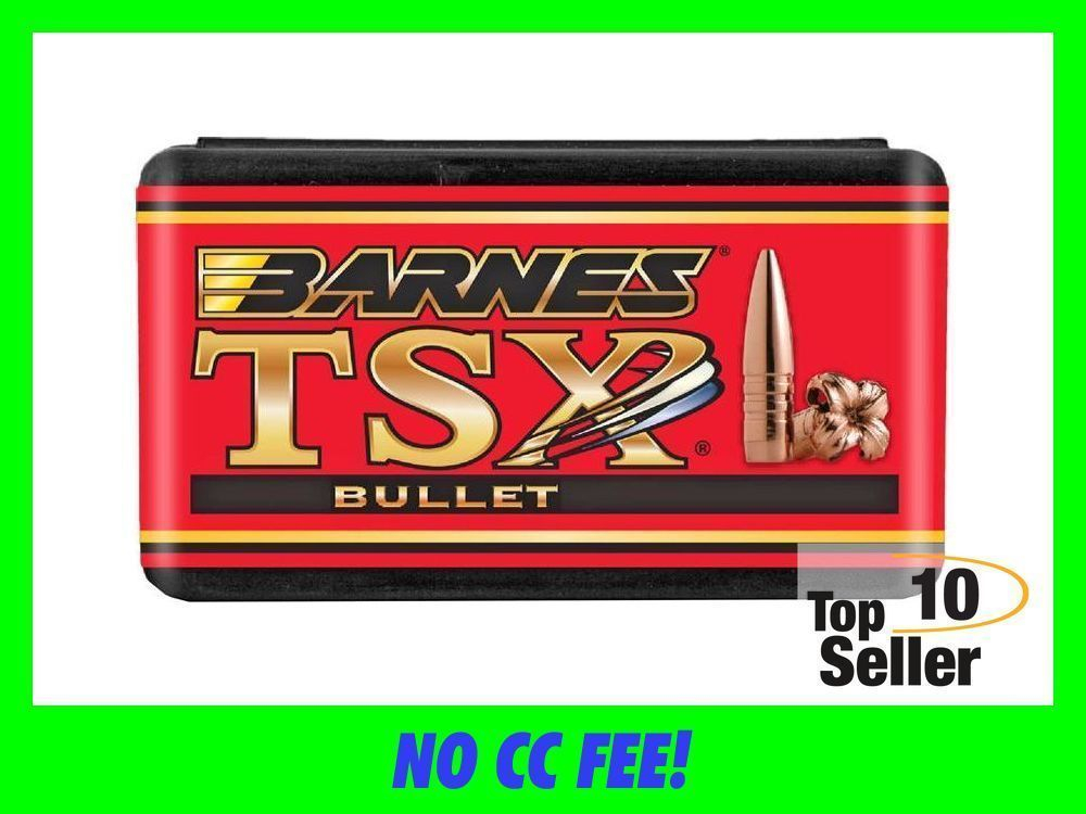 Barnes Bullets 30353 TSX 30 Cal .308 180 gr Boat Tail 50 Per Box-img-0