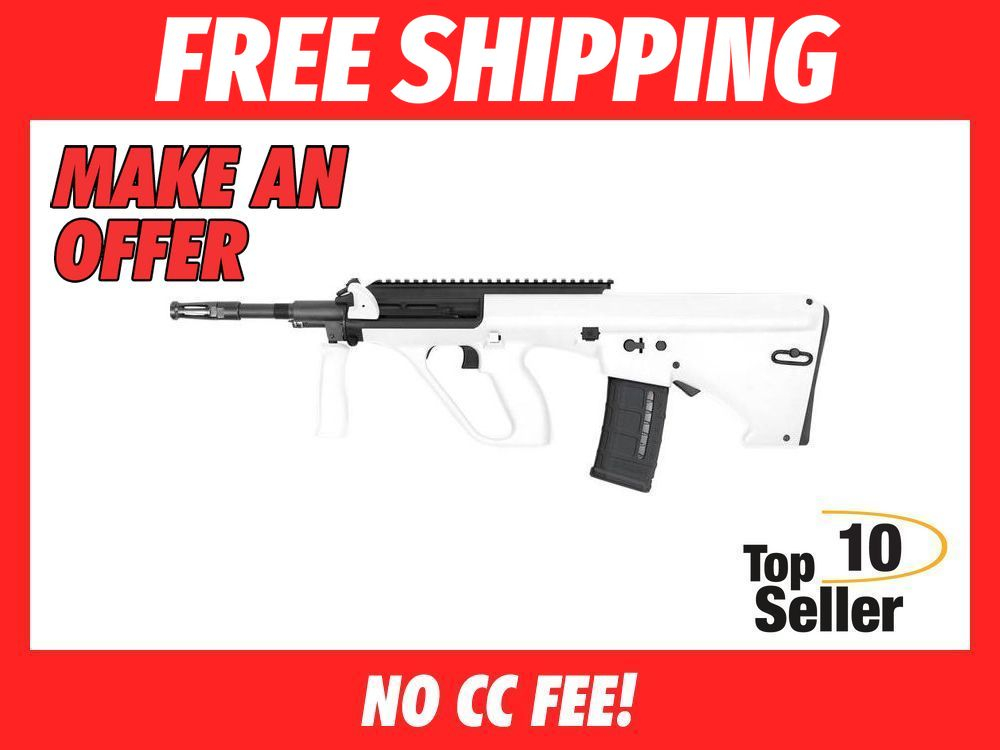 Steyr AUG A3 M1 NATO 223 Rem/5.56 16” 30+1 White Fixed Bullpup Stock-img-0