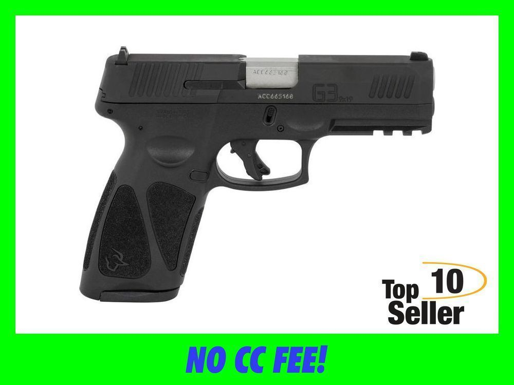 Taurus G3 9mm Luger 4” 17+1 Black Matte Tenifer Steel Slide Polymer Grip-img-0