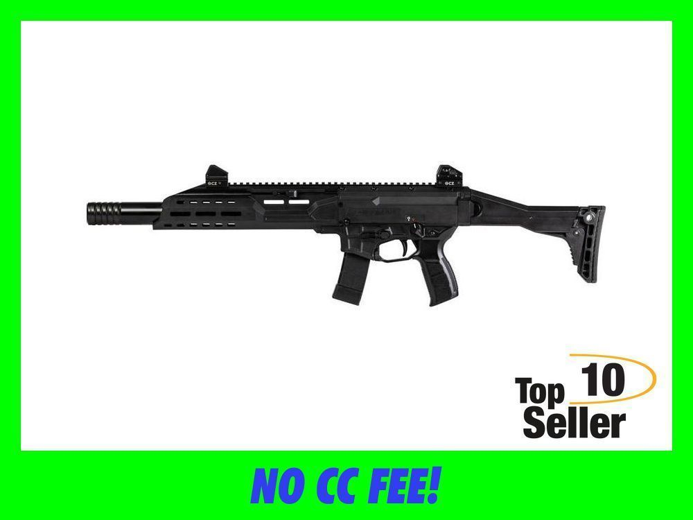 CZ-USA 91422 Scorpion 3+ Carbine 9mm Luger 20+1 16.30” Threaded Barrel-img-0