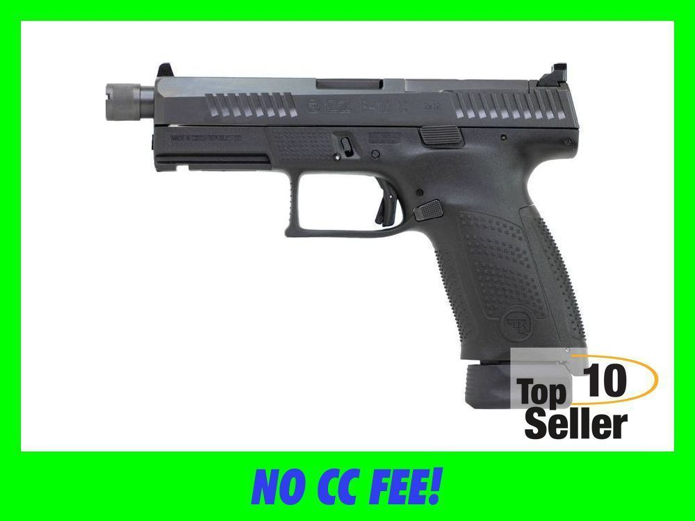 CZ-USA 91513 P-10 C Compact Frame 9mm Luger 17+1 4.02” Black Steel...-img-0