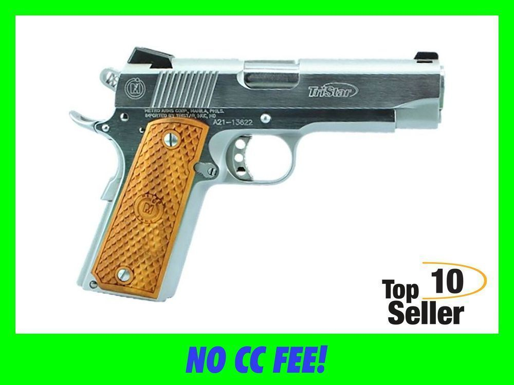TriStar 85625 American Classic Commander 1911 9mm Luger Caliber with...-img-0