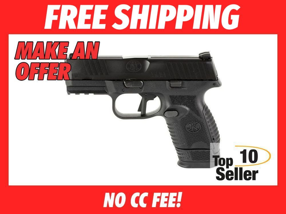 FN 66101641 509C Bundle 9mm Luger 24+1 3.70” Black Recessed Crown...-img-0